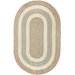 Cottage Outdoor Tan/Blue Rug