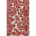 Cine Modern Damask Red Rug