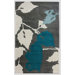 Bella Leaves Blue Rug