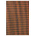 Natura Houndstooth Orange Rug