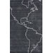 Cine Map Grey Novelty Rug