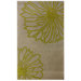 Gradient Floral Green Rug
