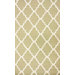 Marbella Moroccan Trellis Light Green Kilim Rug