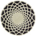 Cine Grey Purple Crystal Rug