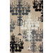 Pop Sandy Beige Chandelier Novelty Rug