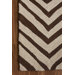 Trellis Beige Chevron Rug