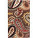 Modella Brown Whimsy Paisley Rug