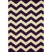 Moderna Purple Chevron Rug