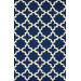 Moderna Navy Zoe Trellis Rug