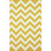 Moderna Gold Chevron Rug