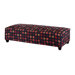 Adrien Bench Ottoman in Black