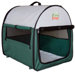 Soft-Sided Dog Crate with Mat in Green