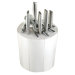 Kitchen Knife Holder in White (Set of 6)