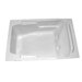 71.5" x 48" Soaker Arm-Rest Bath Tub