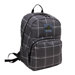 Day Trippin Backpack in Gray Plaid Print