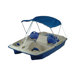 Sun Slider Five Person Pedal Boat with Adjustable Seats and Canopy