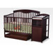 Shelby Crib and Changer in Espresso