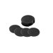 Florentine Napa Deluxe Round Coaster Set in Black