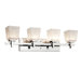 Freeport Four Light Bath Vanity Light in Chrome