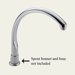Waterfall Faucet Spout with Aerator Assembly