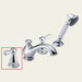 Leland Roman Tub Metal Lever Handle (Set of 2)