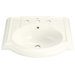 Devonshire Bathroom Sink in Biscuit with 4" Centers