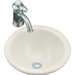 Compass Self Rimming or Undermount Bathroom Sink in Biscuit