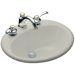 Farmington Self-Rimming Bathroom Sink in Ice Grey with 8" Centers