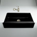 Dickinson Apron Front Kitchen Sink with Four Hole Oversized Faucet Drilling