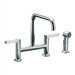 Torq Deck Mount Two Handle Widespread Bridge Kitchen Faucet