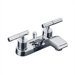 Taboret Centerset Bathroom Faucet with Double Lever Handles