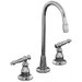 Antique Double Handle Widespread Kitchen Faucet with Lever Handles