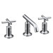 Purist Widespread Bathroom Faucet with Double Cross Handles