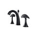Finial Avian Widespread Bathroom Faucet with Double Lever Handles