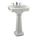 Bancroft 24" Bathroom Pedestal Sink & Pedestal