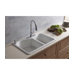 Lawnfield Offset Self Rimming Double Kitchen Sink
