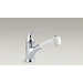 Coralais Single-Hole or Three-Hole Kitchen Sink Faucet