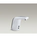 Sculpted Single-Hole Touchless Hybrid Energy Cell-Powered Commercial Bathroom Sink Faucet
