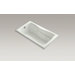 Hourglass 60" X 32" Wide Drop-In Whirlpool with Heater