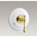 IV Georges Brass Valve Trim For Thermostatic Valve with Lever Handle, Requires Valve
