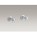 Antique Valve Shower Faucet Trim with Six-Prong Handles