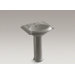 Devonshire 24" Pedestal Sink Bathroom with 4" or 8" Center Drilling