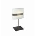 One Light Table Lamp in Matte Chrome