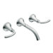 Icon Wall Mounted Bathroom Faucet with Double Handles