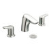 Method Double Handle Widespread Low Arc Bathroom Faucet