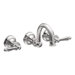 Waterhill Double Handle Widespread Wall Mount Bathroom Faucet