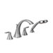 Voss Two Handle High Arc Roman Tub Faucet with Hand Shower