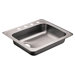 25" x 22" x 5.5" Single Bowl Commercial Kitchen Sink with Four Holes