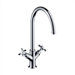 Axor Montreux Single Hole Bathroom Faucet with Double Cross Handles