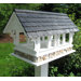 Covered Bridge Bird Feeder in Victorian White